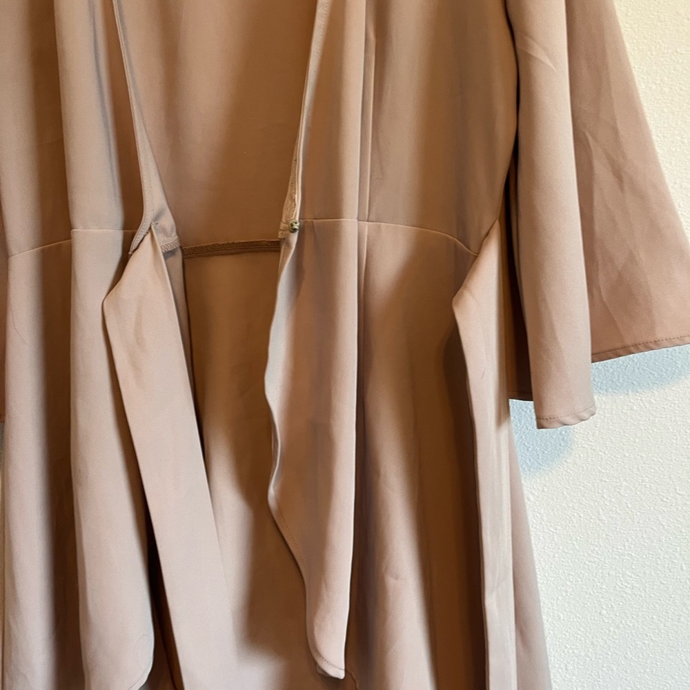 Buckle Tan Women's Robe - Picture 3 of 4